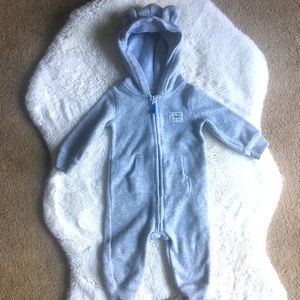 6 month body suit with hood
